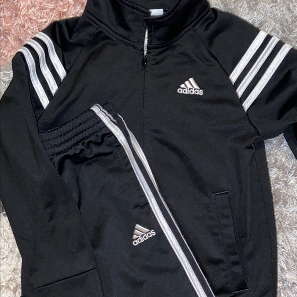 Adidas track suit 2pcs sweater and pants - Picture 2 of 6